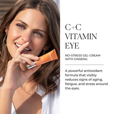 Natura Biss C+C Vitamin Eye | Anti-Stress Eye Contour Gel-Cream | Firms, Energizes &amp; Rejuvenates, 0.5 Oz