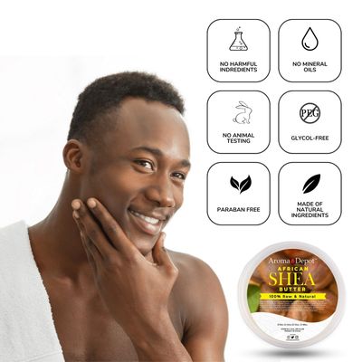 Raw African Shea Butter 32 oz. Container Yellow/GoldGrade A 100% Pure Natural Unrefined Fresh Moisturizing. Ideal for Dry and Cracked Skin. Can be use in Body, Hair and Face. (2 PACK)