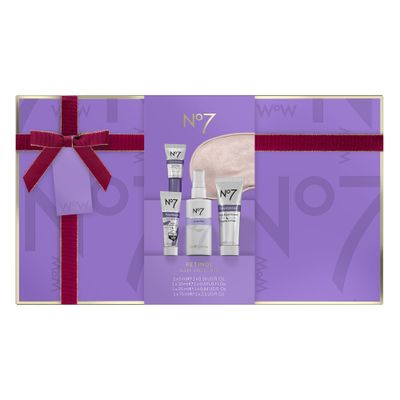 No7 Retinol Collection - Includes Retinol Night Repair Cream (25ml), Eye Cream (5ml), 0.3% Night Concentrate (10ml), Velvet Eye Mask &amp; Pillow Mist (75ml) (5 Count)