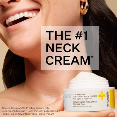 StriVectin Tighten &amp; Lift Advanced Neck Cream PLUS with Alpha-3 Peptides for Neck &amp; Dcollet, Smoothing Look of Wrinkles &amp; Fine Lines, Improves Crepey Skin &amp; Vertical Lines, 1.7 Ounce