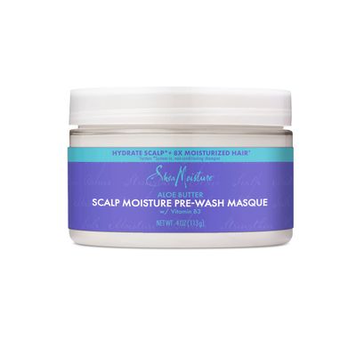 SheaMoisture Aloe Butter &amp; Vitamin B3 Pre-Wash Masque - Boosts Hydration for Moisturized Hair and Scalp 4oz