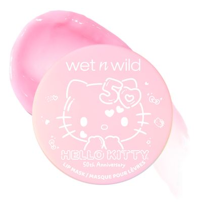 wet n wild Hello Kitty Lip Mask Spatula Duo- Nourishing Vitamin E, Murumuru Seed Butter &amp; Shea Butter, Warm Apple Pie Lightly Scented, Cruelty-Free &amp; Vegan