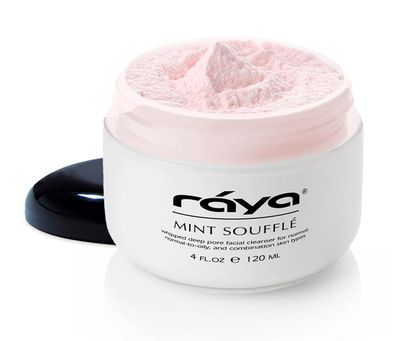 Raya Mint Souffl Facial Cleanser (102) - Face Wash for Sensitive Skin, Combination Skin &amp; Oil Skin, Clears Pores, Sensitive Skin Formula, Mint, 4 oz