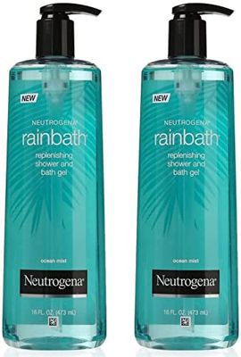 Neutrogena Rainbath Replenishing Shower and Bath Gel, Ocean Mist, 16 Ounce (Pack of 2)
