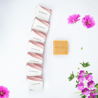 Shaving Bar and Body Soap in Musk Scent for Men - 8 Bars, All Purpose Natural Olive Oil - Moisturizing, Nourishing &amp; Gentle on Sensitive Skin - Otoepia Mens Collection