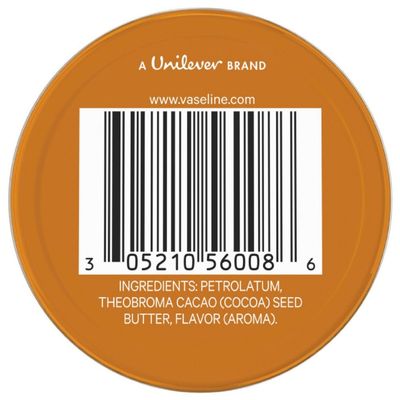 Vaseline Lip Therapy Lip Balm Tin, Cocoa Butter, 0.6 oz