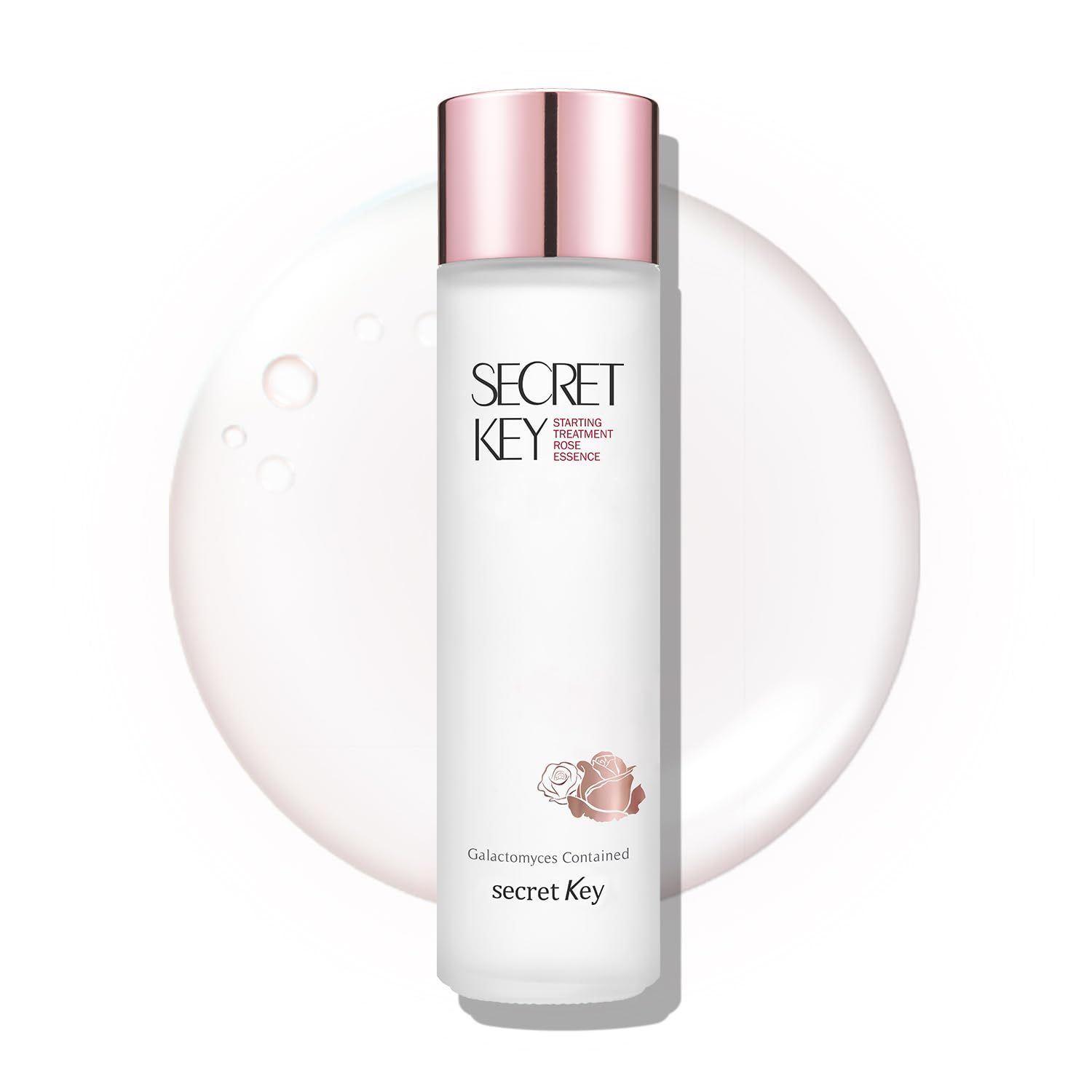 SECRETKEY Starting Treatment Essence Rose Edition, Nourishment &amp; Hydration, Skin Soothing, Skin-texture Care, 94% of Galactomyces and Rose Water Synergy 5.07 fl. Oz. / 150ml, For Sensitive Skin