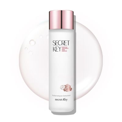SECRETKEY Starting Treatment Essence Rose Edition, Nourishment &amp; Hydration, Skin Soothing, Skin-texture Care, 94% of Galactomyces and Rose Water Synergy 5.07 fl. Oz. / 150ml, For Sensitive Skin