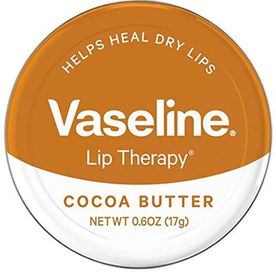 Vaseline Lip Therapy Lip Balm Tin, Cocoa Butter, 0.6 oz