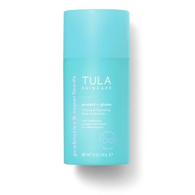 TULA Skin Care Protect + Plump Firming &amp; Hydrating Face Moisturizer - Skincare-First, Daily Ageless Moisturizer, Minimizes the Look of Wrinkles &amp; Fine Lines, 1.6 oz.
