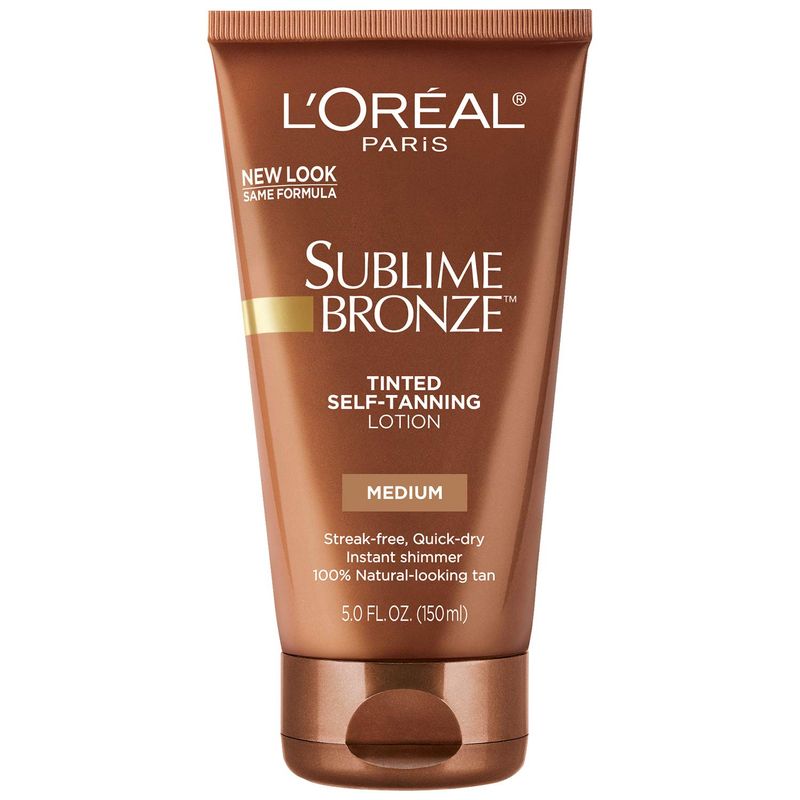 L&#39;Oreal Paris Sublime Bronze Tinted Self Tanning Lotion, Medium Natural Tan 5 fl. Oz