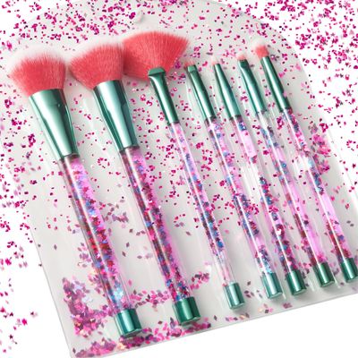 RAEEIKPHZ Makeup for Girls Make Up, Foundation Fan Crystal Bling Liquid Blush Powder Lip Eye Shadow Blender Eyebrow Makeup Brushes Set for Girls Teens Gift Present