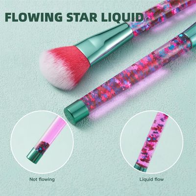 RAEEIKPHZ Makeup for Girls Make Up, Foundation Fan Crystal Bling Liquid Blush Powder Lip Eye Shadow Blender Eyebrow Makeup Brushes Set for Girls Teens Gift Present