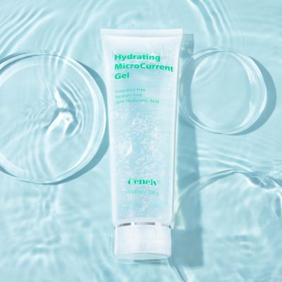 Oeneis Hydrating Microcurrent Conductive Gel, Fragrance-Free, Paraben-Free, Gel Primer with Hyaluronic Acid, Non-irritating Moisturizing Gel for Facial Device, 300g Tube