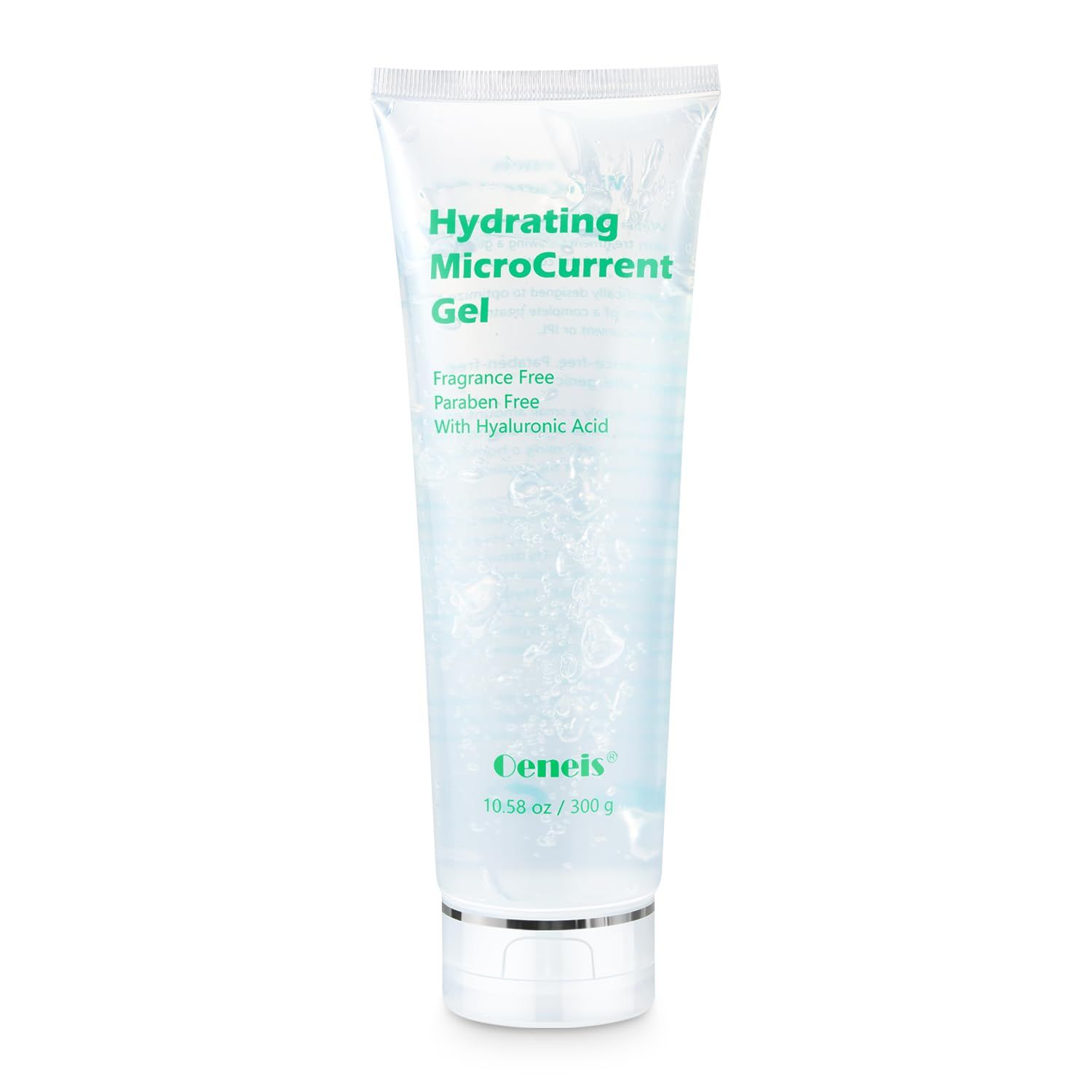 Oeneis Hydrating Microcurrent Conductive Gel, Fragrance-Free, Paraben-Free, Gel Primer with Hyaluronic Acid, Non-irritating Moisturizing Gel for Facial Device, 300g Tube