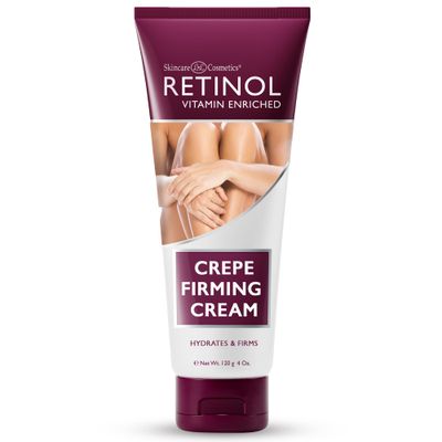 Retinol Anti-Aging Crepe Firming Cream - Tightens, Smooths, and Restores Skin Elasticity for a Youthful Glow 4 Oz