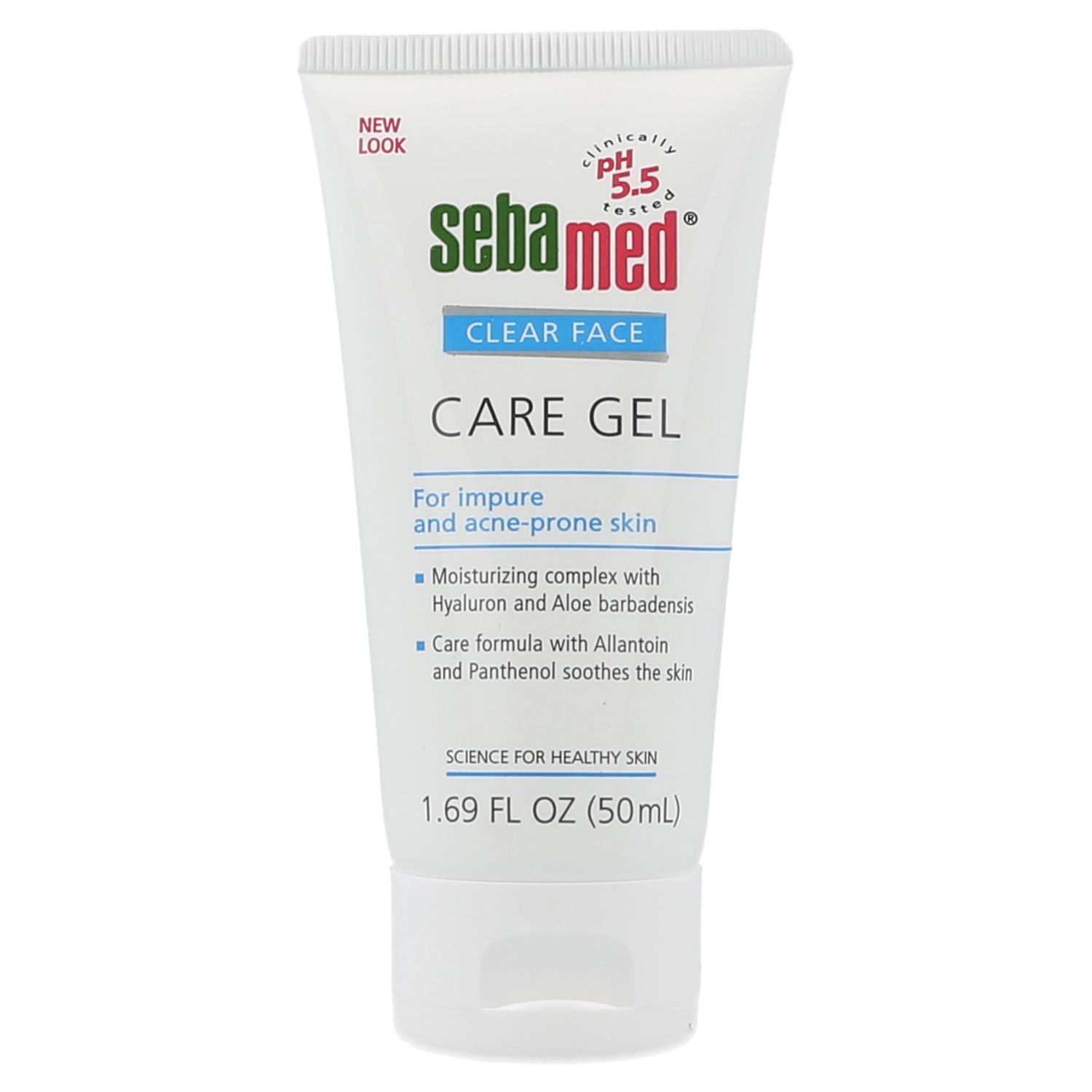 SEBAMED Clear Face Care Gel (50mL) with Aloe Vera and Hyaluronic Acid for Impure and Acne Prone Skin - Made in Germany