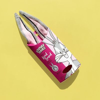 MAD Beauty Looney Tunes Bugs Bunny Headband | Keeps Hair Tucked Away During Beauty Routine | Cruelty-Free Cosmetics | Skincare Gifts for Women, Adults, and Kids