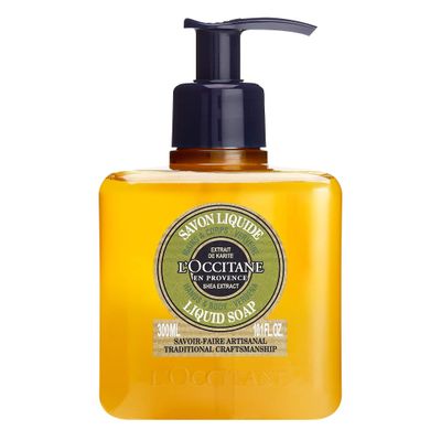L&#39;OCCITANE Shea Hands &amp;-Body Verbena Liquid Soap: Gently Cleanse Hands &amp; Body, Softening, Citrusy Aroma, With Shea Extract, Refill Available