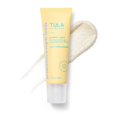 TULA Daily SPF 30 Sunscreen Gel - Broad Spectrum, Non-Greasy, Reef-Safe with Blue Light &amp; Pollution Protection