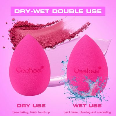 Veehaa 12PCS Makeup Sponge Set, Latex Free Makeup Blender for foundation, Makeup Sponges egg shaped, Makeup Sponges for all areas