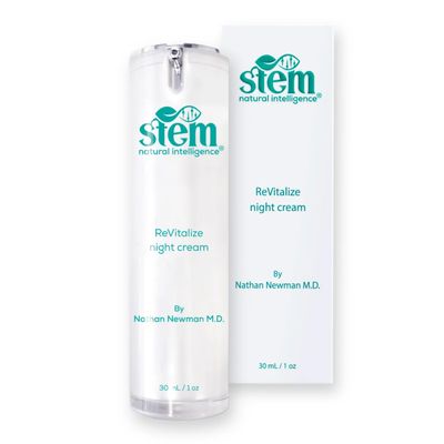 STEM Revitalize Night Cream, Facial Moisturizer, Luxury Skin Care, Face Moisturizer for Women, Peptides Serum for Face, Antioxidant Support Overnight Face Mask &amp; Cream, 1oz Bottle