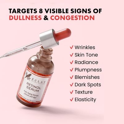 Retinol Serum for Face - 2.5% Resurfacing Retinol Serum - Dark Spot Scar Treatment Serum Retinol Face Serum Ordinary Serum Retin A Anti Wrinkle Serum Retnol Facial Retinol Serum