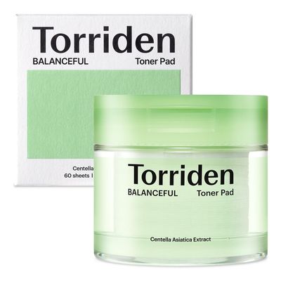 Torriden BALANCEFUL Toner Pads (60 Pads) | Daily Exfoliating Pads with PHA &amp; LHA for Oily, Combo, and Sensitive Skin | 5D CICA, Panthenol