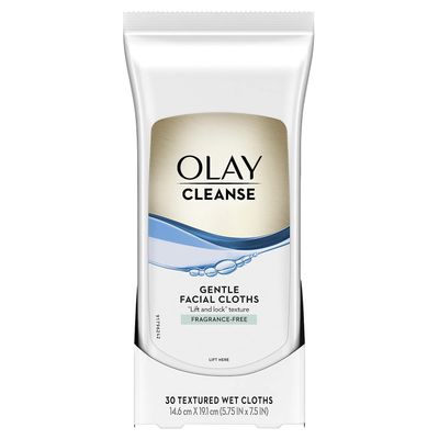 Olay Wet Cleansing Towelette, 30 Count