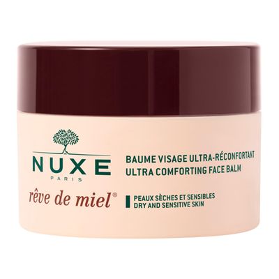 NUXE Rve de Miel Ultra Comforting Face Balm - Nourishing Cream for Dry &amp; Sensitive Skin, 1.7 Oz