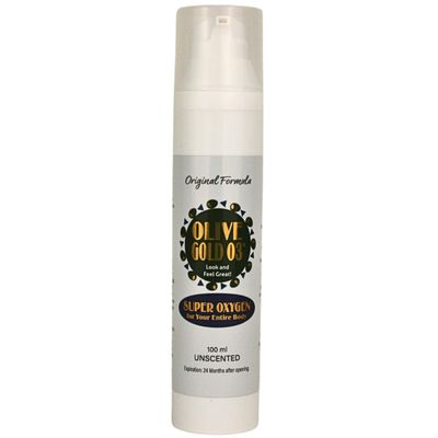 Olive Gold O3 Skin Care Lotion - Ozonated Olive Oil Super Oxygen (4oz)