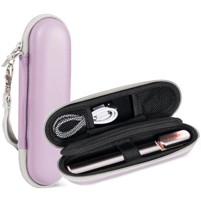 ProCase Hard Travel Case for SolaWave 4-in-1 Facial Wand, EVA Protective Case for Radiant Renewal Wand, Women Face Skincare Wand Storage Room for USB Cable Charger -Purple