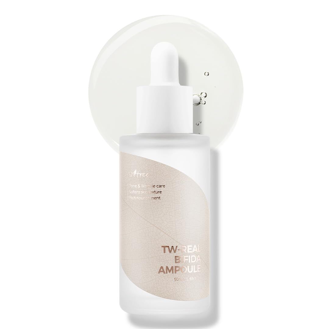ISNTREE TW-Real Bifida Ampoule 50ml 1.69 fl.oz | Skin elasticity care | Softens skin texture | Tone &amp; Wrinkle care | Rich nourishment