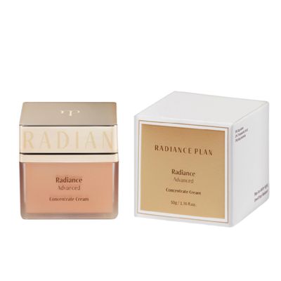 Radiance Plan Concentrate Moisturizer Face Cream with 6% Squalane, Hydrates and Improve Wrinkles 1.76 Oz 50gr, Korean Skin care Beauty for Mature Skin