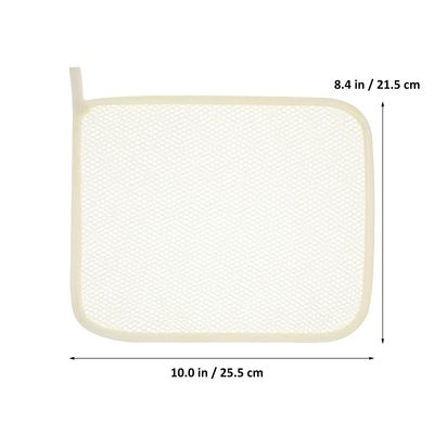Lurrose Exfoliating Face Washcloth 8pcs Body Scrubber Hanging Bath Cloth African Net Sponge Shower Loofah Skin Wash Towel Facial Makeup Remover for Back Knee Joint