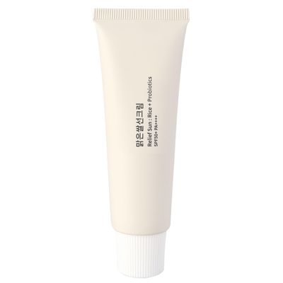 Relief Sun Organic Sunscreen SPF50+, PA++++ Rice and Probiotics | Korean Skin Care Solution for All Skin Types | Nourishing Skin Protection(FX198)