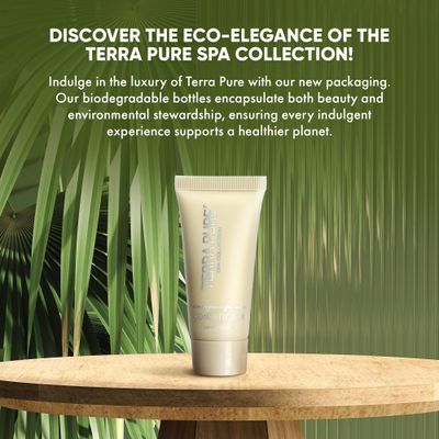 Terra Pure Spa Collection Bulk Set Toiletries | Amenities for Guest Hospitality, Vacation Rental Properties, AirBnBs, Gyms, Airport |Luxury Travel-Size Hotel Conditioner 0.85 oz Tubes (Case of 300)