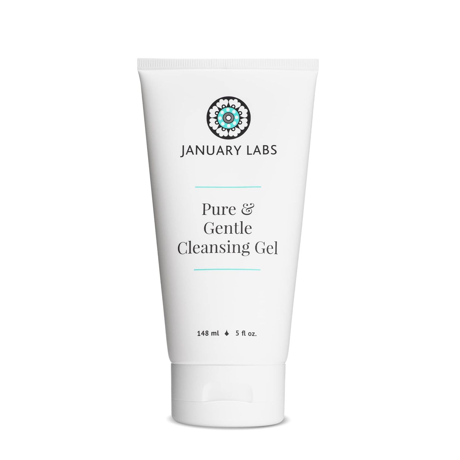 January Labs Pure &amp; Gentle Face Cleanser Gel, Face Wash for All Skin Types, Dry Skin, Sensitive, Acne Prone Skin, Skin Care Essential, 5 Oz