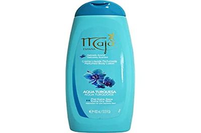 Maja Perfumed Aqua Turqueza Body Lotion Extra Dry Skin 13.5 oz. Aqua Turquoise