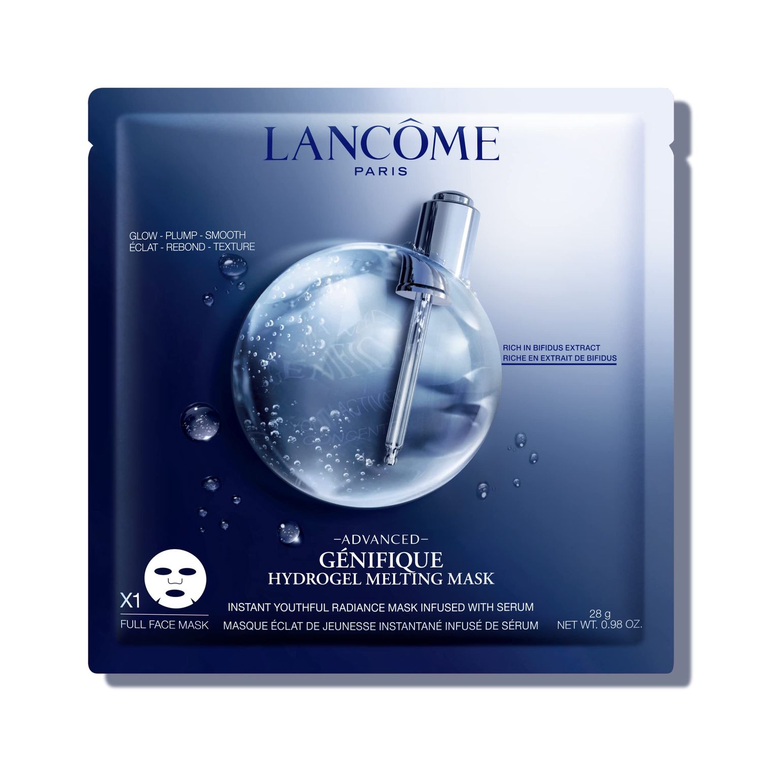Lancme Advanced Gnifique Hydrogel Melting Sheet Mask - For Skin Radiance, Smoothness &amp; Plumpness