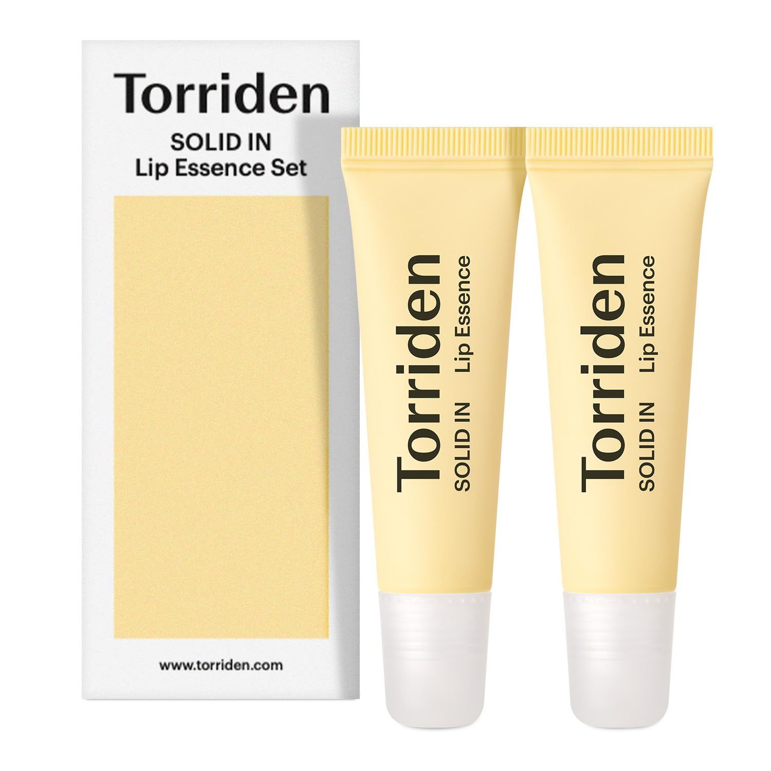 Torriden SOLID In Ceramide Lip Essence 0.37 fl.oz * 2 (Pack of 2) | Moisturizing Lip Essence for Glowy, Plumped, and Radiant Lip | Korean Lip Balm