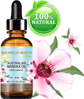 MANUKA OIL WILD GROWTH RAW 100% Natural VIRGIN UNREFINED Cold Pressed Carrier Oil. for Skin, Face, Hair, Lip and Nail Care Anti-Aging 1 Fl.oz.- 30 ml by Botanical Beauty