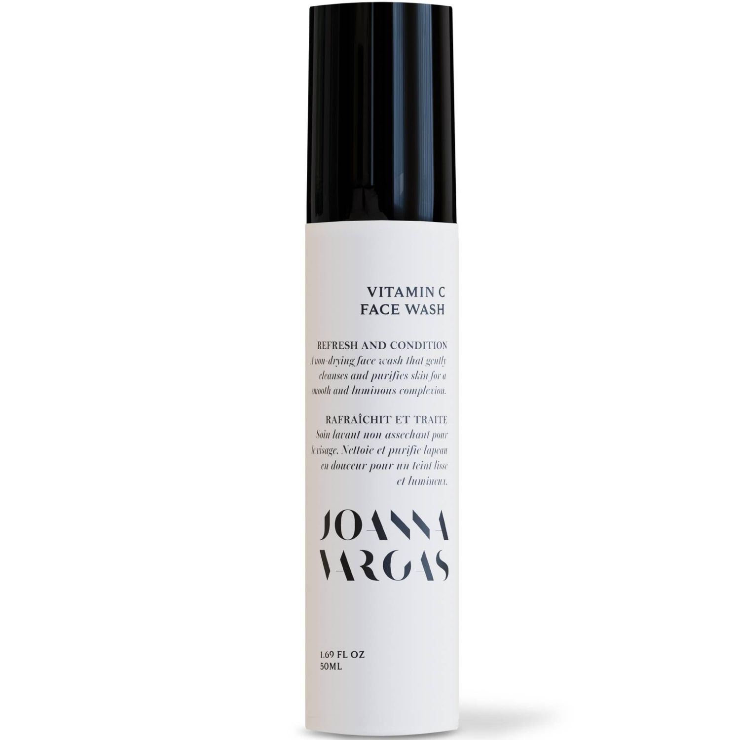 Joanna Vargas Vitamin C Face Wash for Women - Hydrating Face Wash with Witch Hazel &amp; Hyaluronic Acid - Nourishing Vitamin C Facial Wash for Smooth &amp; Glowing Skin - Clarifying Face Wash for Dry Skin