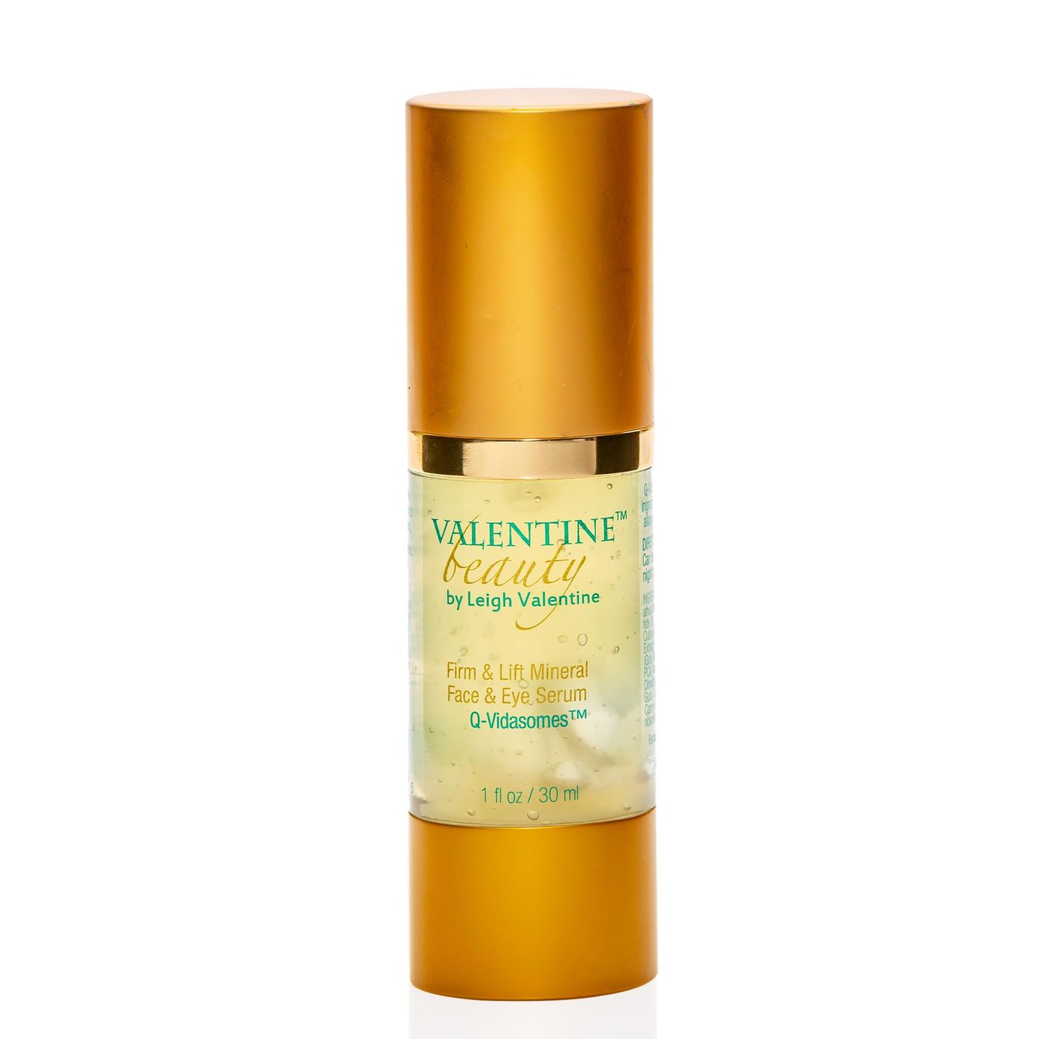 Leigh Valentine Beauty Skin Care Firm &amp; Lift Face and Eye Serum Gold. Skin Tightening Cream &amp; Skin Firming Serum