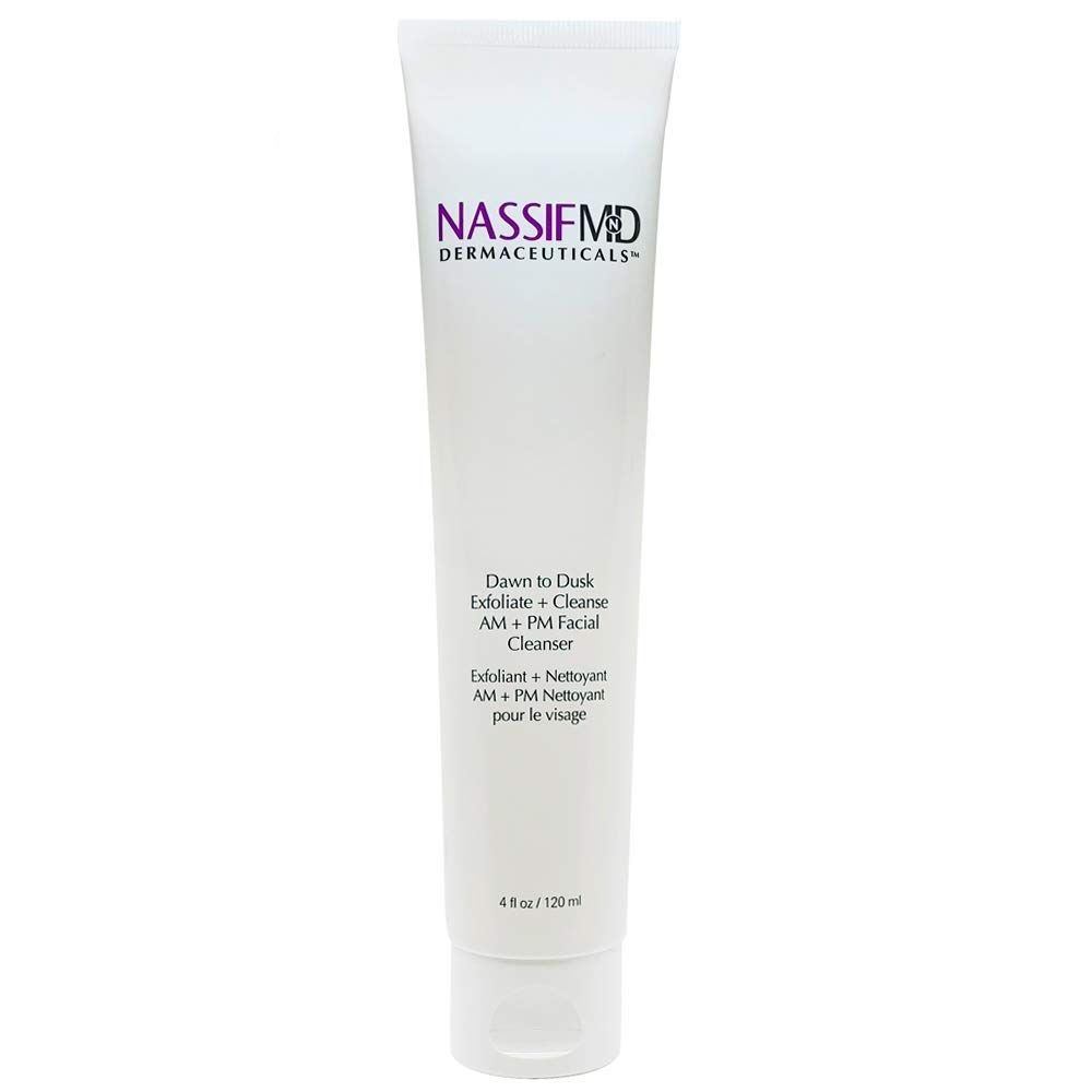 NassifMD Dawn to Dusk Foaming Facial Cleanser Vegan Cleanser Face Wash for Women, Oil Cleanser for Face, Gentle Face Cleanser Cream Cleanser Natural Face Wash for Dry Skin, Hydrating Face Wash