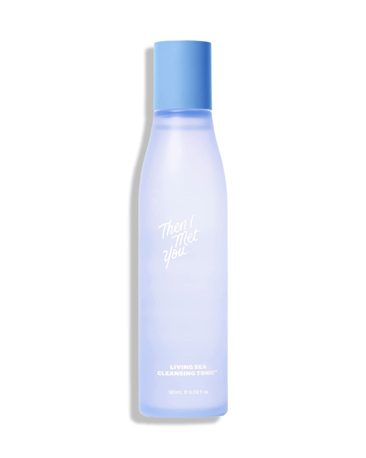 Then I Met You Living Sea Cleansing Tonic, Face Toner &amp; Makeup Remover Micellar Water with Deep Sea Water, Papaya Enzymes &amp; Licorice Root, Vegan &amp; Clean Skincare, 6.08 oz