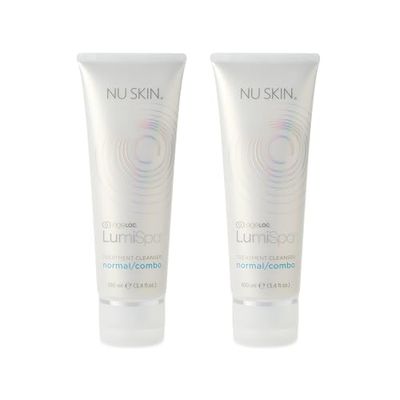 Nu Skin ageLOC LumiSpa Cleanser (Normal/Combo) 2-Pack - Precisely Formulated for LumiSpa&#39;s Proprietary Treatment Head - Enhanced with ageLOC Technology