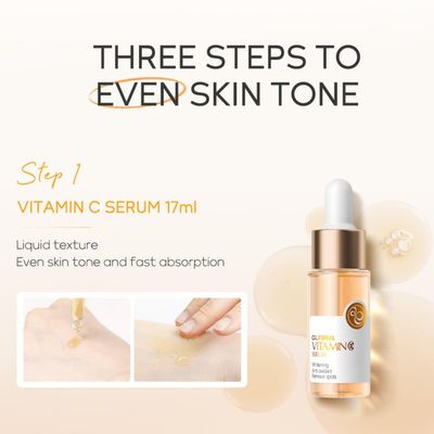 Skincare Set Gifts for Teenagers Girls, Vitamin C Skin Care Set Travel Size Skin Care Set Hydrating Skin Reduce Wrinkles Includes Face Serum,Eye Cream,Face Cream Smoothing Fine Lines3PCS