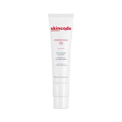 Skincode 24h De-Stress Comfort Balm | Cica, CM-Glucan, Red Algae, Hyaluronic Acid, Shea Butter | Hydrating Skin Care Face Moisturizer, Face Lotion | Fragrance-Free, Vegan &amp; Cruelty-Free face care 50ml
