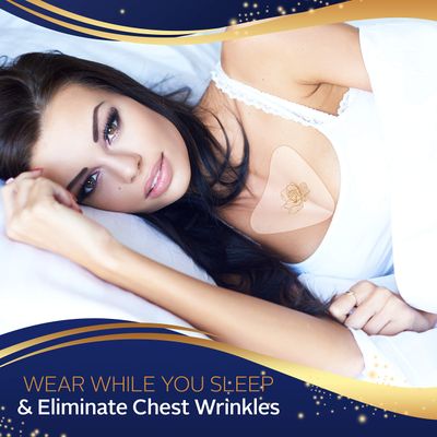 PureSkin Chest Wrinkle Pads-4 PACK -Decollete Anti Wrinkle Chest Pads | Silicone Patches for Wrinkles | Chest Wrinkles from Side Sleeping | Chest Wrinkles | Silicone Chest Pads